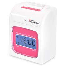 현대오피스 출퇴근기록기 EF-5800 디지털시계 6란