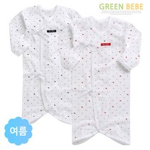 그린베베 여름 신생아용 플레이독 쟈가드 배냇가운