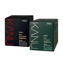 카누 다크 로스트 아메리카노 미니 30개입 + 카누 디카페인 아메리카노 미니 30개입 1세트