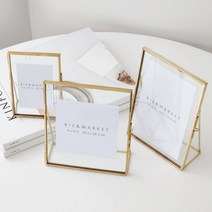 비즈앤마켓 골드프레임 스탠딩액자 웨딩포토테이블 청첩장액자