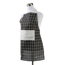 보육교사 쌤 가벼운 체크무늬 앞치마 가정용 부엌 주부 주방 집안일