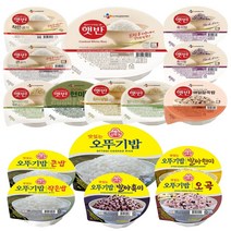 CJ 햇반 | 맛있는 오뚜기밥 | | 현미 잡곡 흑미 오곡 솥반 즉석밥 8/18/24/36개, 오뚜기 맛있는 오뚜기밥 발아현미 210g 24개