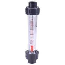 유량계 LZS-15 25-250L/H 플라스틱 튜브 유형 물 로터 미터 액체 측정 도구 화학 빛, 01 Black