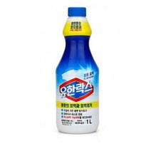 유한락스 피부저자극 표백제 흰옷 얼룩제거제 1L, 5개