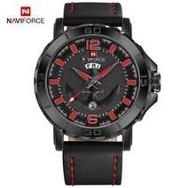 고급 중저가시계 NAVIFORCE 남성 패션 비즈니스 석영 손목 크리 에이 티브 남성 6
