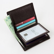 [지폐카드지갑] 애드에딧 가죽 지폐수납 카드지갑 MW101