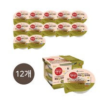 CJ햇반 매일찰잡곡밥 210g x 36개 즉석밥 간편식 잡곡밥 2013806, CJ햇반 매일찰잡곡밥 210g x 12