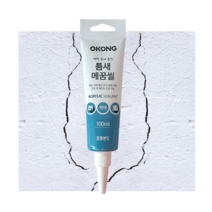 타일 구멍 틈새 메꾸미 크랙 보수 오공 틈새메꿈씰 100ml(흰색), 1개