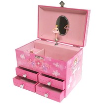동화속 핑키요정 발레리나 키즈 뮤직박스 오르골보석함(뉴) 어린이집 유치원 손녀 딸 생일선물 어린이보석함 명절선물 birthday gift for kid girl