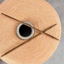 [특가] 합사용 수입 펄 비스코스 (탠저린) 1.4kg 콘사 니트컨테이너 [3086]