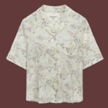 써스데이아일랜드 오버핏 셔츠 블라우스 T234MBL231W 반팔셔츠