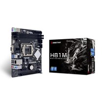 BIOSTAR intel H81 칩셋 탑재 Micro-ATX 마더보드 [ H81MHV3 3.0 ]