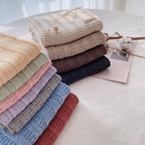 DIY손뜨개 대바늘목도리 뜨개질패키지 동영상포함(실+도안+영상 구성), 숏(아이용 여성용 미니 : 1볼), 샌드베이지