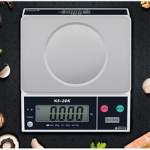 정육점 가게 정밀 계량 전자저울30kg 반찬가게 약재 무게측정기 방수, KS-30K