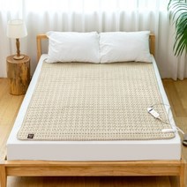 파크론 워셔블 카본 체크브라운 온열매트 더블 빨래가능 전기장판 전자파차단, 체크브라운 더블 (1난방)