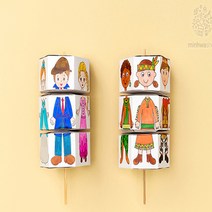 종이 회전 그림판 공예 유아미술재료 엄마표놀이 집콕 DIY 민화샵 어린이집 기관만들기 시니어만들기 방과후활동