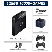 패밀리게임기 4k hd 패밀리 tv 비디오 게임 콘솔 레트로 무선 x6s 매직 게임 박스 플러스 psp n64 ps1 cps 게임 스틱용 64128gb 10000 게임 31, 128g 무선, 우리를