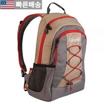 [콜맨 정품] Coleman Chiller Soft Cooler—28 Can Backpack Cooler 592807, Khaki