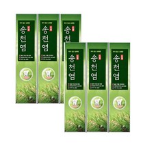 아모레퍼시픽 메디안 송천염 소금잇몸치약 120gX6개, 6개