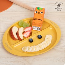 야미콘 옥수수로 만든 친환경 삼절접시 유아식판, 단품