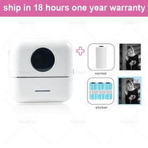 스티커인쇄기 라벨제작 폼텍라벨지 스티커라벨기새로운 미니 블루투스 포토 프린터 열 무선 전화 모바일 그, 06 Pinter E