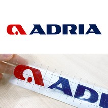 아드리아 스티커 ADRIA 데칼 카라반 스티커, 42cm, 메탈