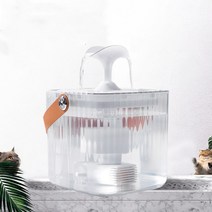 HANTAO 반려동물 강아지 고양이정수기 자동급수기 1.8L, 1개