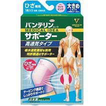 테이핑 무릎 보호대 L 사이즈 반테린코와 1개 핑크