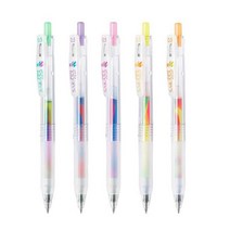제브라 사라사 클립볼펜 0.5mm 마블칼라 낱개, 민트샤워
