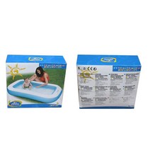 INTEX 57403 166*100*28cm 여름 놀이 수영장 지상 직사각형 B31011 위의, 한개옵션0