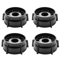Youmine Oster 및 Osterizer 블렌더용 4Pcs 4902-003 블렌더 항아리 바닥 프리미엄 교체 부품(검정), 검은 색