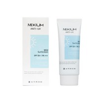 미키움 마일드 안티 유브이 저자극 데일리 선크림 선블록 60ml x1개-무료배송, 1개