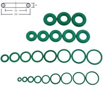 CS 4mm OD13-100mm 녹색 FKM 불소 고무 O 링 오일 씰링 가스켓, 25 37mm x 4mm 3pcs_01 4mm