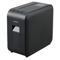 아이리스 오야마 저소음 슈레더 가정용 세단기 매수 6장 크로스컷 연속 사용 10분 7.5L A4 60장 수용 P6HS75C-B, 블랙, 크로스 컷