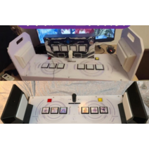 사운드볼텍스 미니 조이스틱 리듬게임 컨트롤러 음악, Guiye라운드키V7핸드테이블x245모델