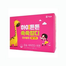 유유 하이튼튼 쑥쑥칼디 츄어블정 딸기맛, 1(수량), 120T