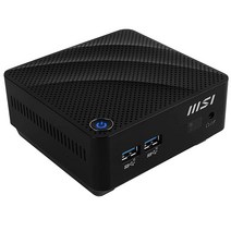 MS Cubi N Mini PC 인텔 펜티엄 N6000 4GB 메모리 128 GB SSD 듀얼 디스플레이 무음 윈도우 11 PRO JSL078US