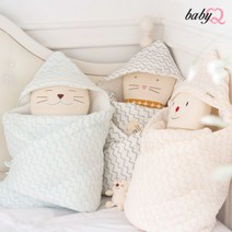 베이비큐 신생아 순면 거즈 겉싸개