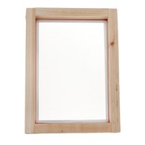 Zeyuan 스크린 인쇄 나무 프레임 실크 인쇄 메쉬 스크린 인쇄 20x30cm 32T, 활기 없는