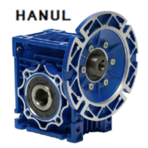 한울엠텍 중공축 웜감속기 - 프레임 형번(40형) / 감속비(1/5~1/100) / NMRV(입력축 구조:MOTOR FLANGE), 15, 9012(90각 12파이), 1개