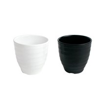 유포 샤인 2701 멜라민 줄원형컵 블랙 화이트 멜라민식기 업소용컵 멜라민컵 심플컵, 2701-3 블랙