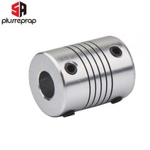 3D프린터 관련 부품 용품 플렉시블 커플링 커플러 샤프트 5mm 6mm 6.35mm 8mm 10mm 모터 조 4 세트 나사, 03 6.35mm to 8mm