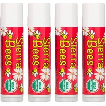 시에라비즈 천연 립밤 석류향 4팩, 1개, 상세설명참조