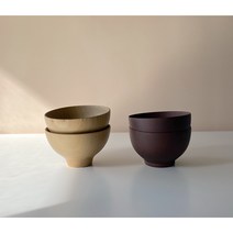 내추럴 우드 밥공기 우드볼, 1개