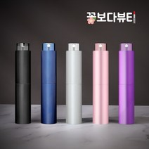 꽃보다뷰티 돌려쓰는 향수공병 10ml 향수 소분 리필 용기, 꽃보다뷰티 심플 향수공병, 메탈골드 (사은품-소분펌프)