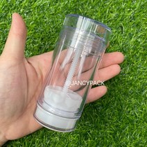 화장품 케이스 투명 탈취 퐁데이션 필링 솔리드 글루 트위스트 업 립 밤 15 30 50 75ml, 9.50PCS - 75ml - 플라스틱