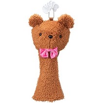캘러웨이 Callaway 골프 클럽 유틸리티 헤드커버 AM BEAR UT용 유티 여성 골프채, 브라운 (프렌치 토스트 19-1012t