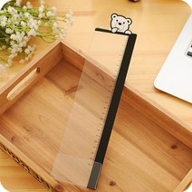 커브 가성비 게이밍 서브 144hz qhd UHD 4K아크릴 모니터 메시지 메모 보드 스티커 탭 카드 슬롯이 있는, 08 bear left side