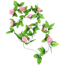 웨딩장식 파티세팅 인테리어 소품 비 등나무 꽃 인공 식물 포도 나무 화환 방 정원, 230cm h02