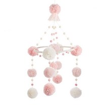 미국직송 Mud Pie Pom Mobile 핑크